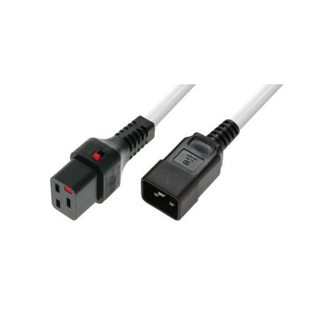 MicroConnect Powercord C19 IEC Lock - C20
